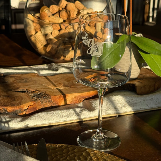 Crystal Wine Glass Modern (Set of 4)