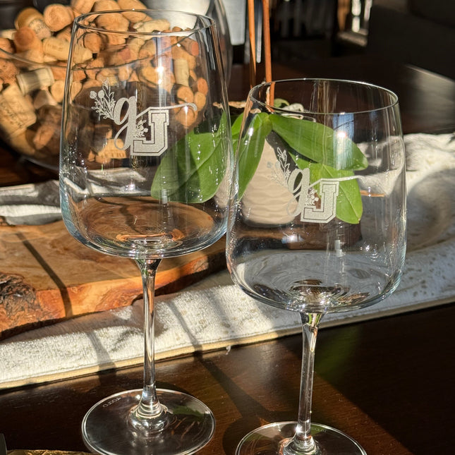Crystal Wine Glass Modern (Set of 4)