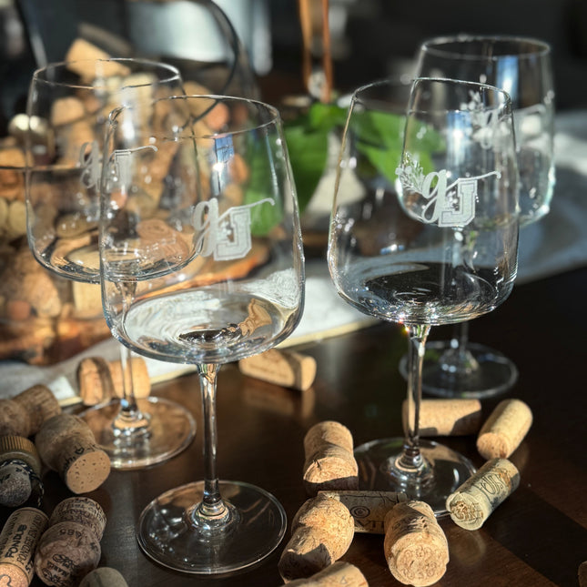 Crystal Wine Glass Modern (Set of 4)