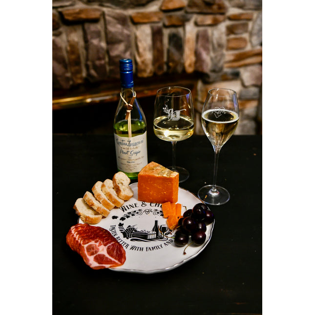 Wine & Cheese Platter 11" (Porcelain)