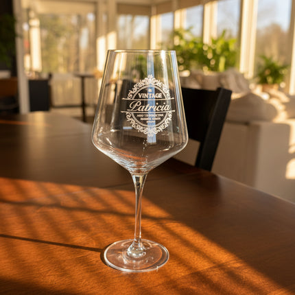 Crystal Wine Glass Vintage