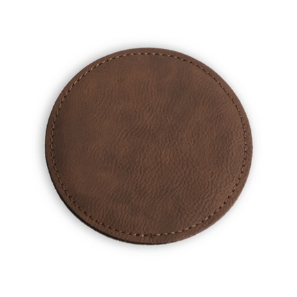 Coasters Saddle Collection Bay Brown Round (Set of 4)