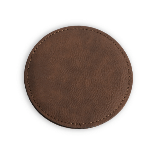 Coasters Saddle Collection Bay Brown Round (Set of 4)