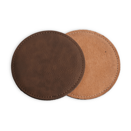 Coasters Saddle Collection Bay Brown Round (Set of 4)