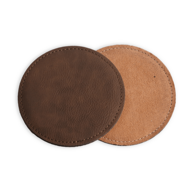 Coasters Saddle Collection Bay Brown Round (Set of 4)