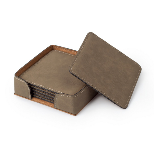 Coasters Saddle Collection Buckskin Square (Set of 4)