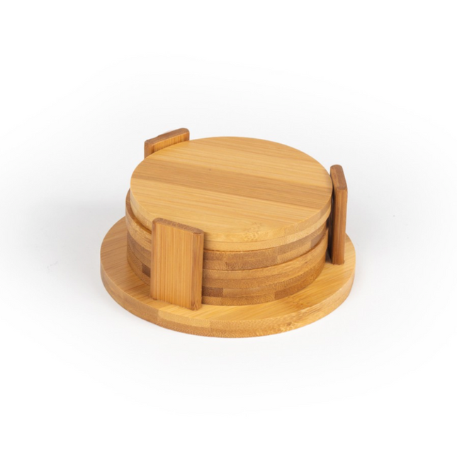 Coasters Bamboo Round (Set of 4)