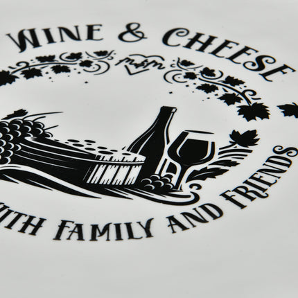 Wine & Cheese Platter 11" (Porcelain)