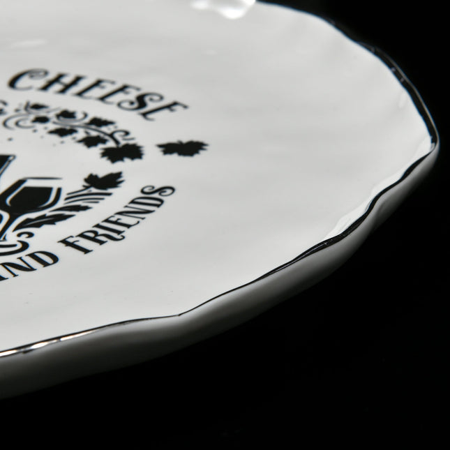 Wine & Cheese Platter 11" (Porcelain)