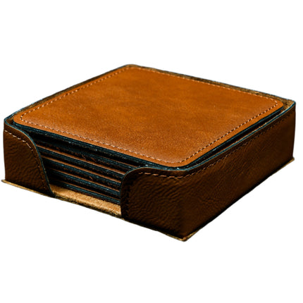 Coasters Saddle Collection Chestnut Square(Set of 4)