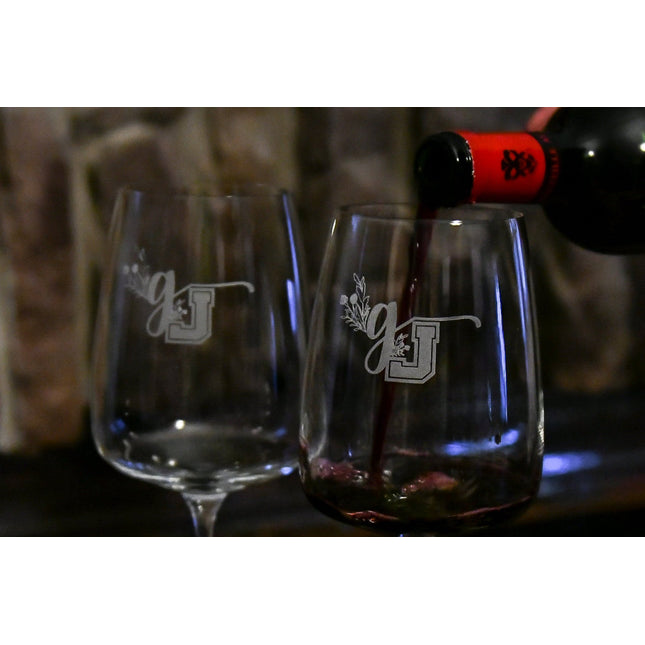Crystal Red Wine Glass Modern (Set of 4)