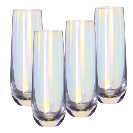 Iridescent Champagne Glasses (Unit)