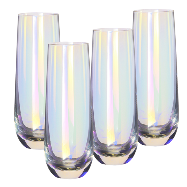 Iridescent Champagne Glasses (Unit)